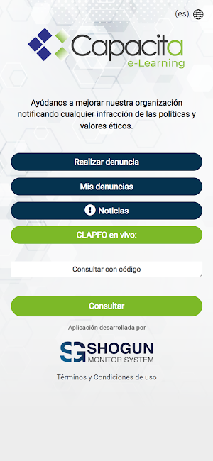 Capacita: Línea Ética Screenshot 0