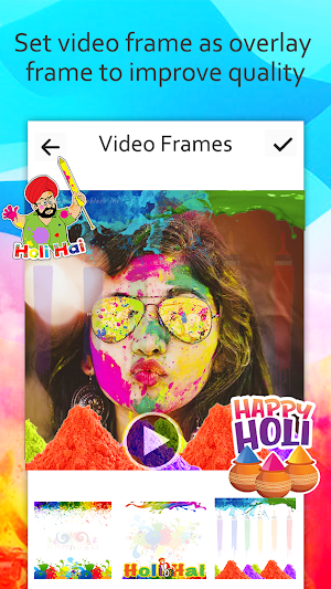 Holi Video & Slideshow maker Screenshot 3