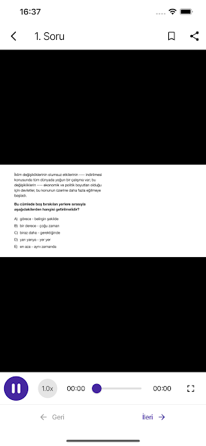 ProFizik Yayınları Video Çözüm Screenshot 2