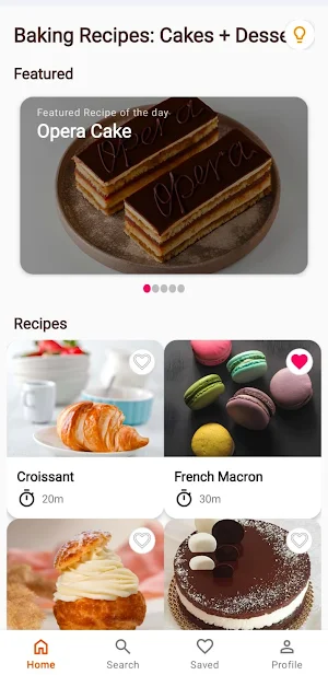 Baking Recipes Cakes & Dessert Screenshot 0