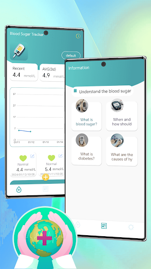Blood Sugar Tracker: Record BP Screenshot 2