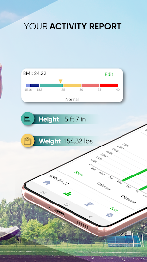 Pedometer - Step Counter & Map Screenshot 3