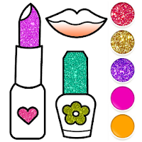 Glitter Beauty Coloring Book