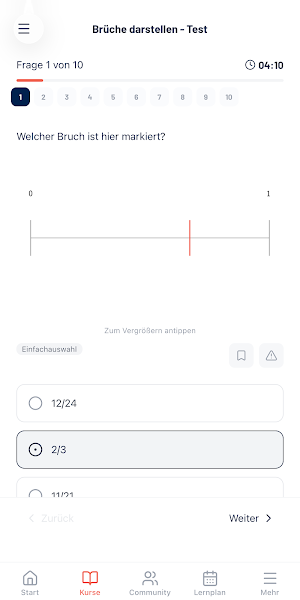 Potenzialtest Vorbereitung Screenshot 2