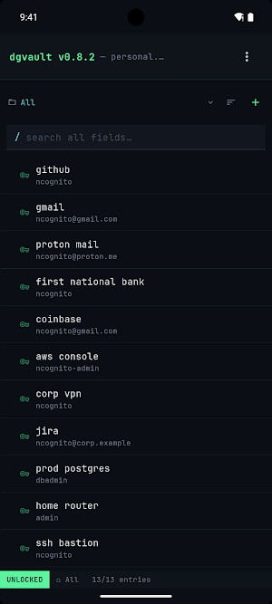 dgvault Screenshot 2