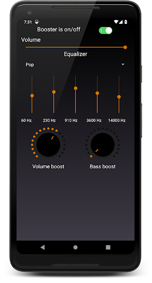 Volume Booster for Headphones with Equalizer Screenshot 2