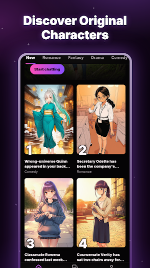 Komicha: Chat with Comic Screenshot 2
