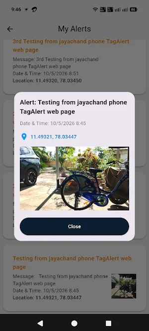 TagAlert Screenshot 3