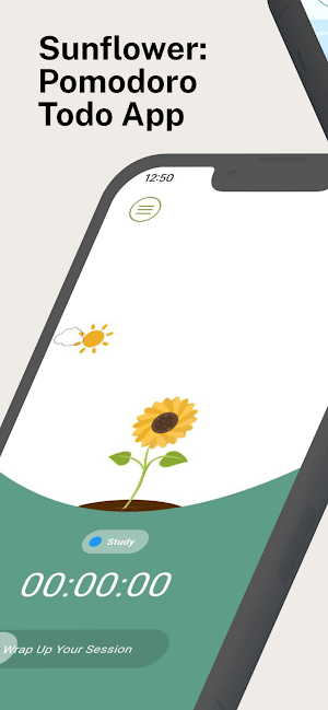 Sunflower: Pomodoro Todo App Screenshot 0