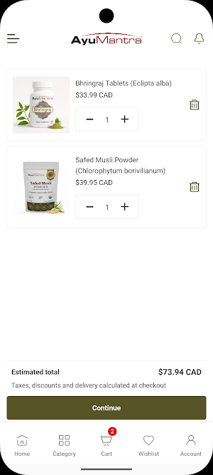 Ayumantra Pure Ayurveda Screenshot 3
