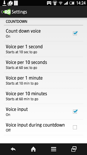Handsfree Voice Timer Screenshot 3