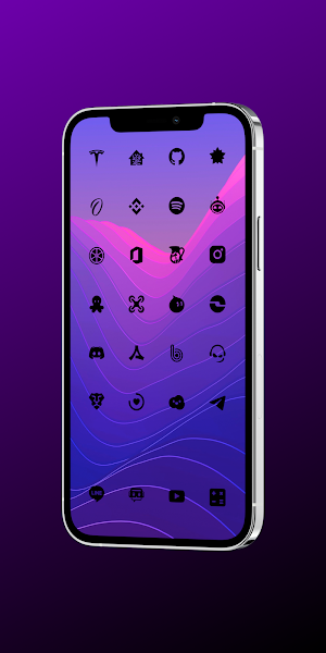 DarkBoard Dark Glyphs Icons Screenshot 2