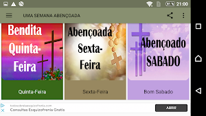 DEUS ABENÇOE CADA DIA DA SUA SEMANA! Screenshot 1