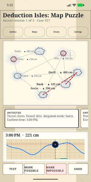 Deduction Isles: Map Puzzle Screenshot 3