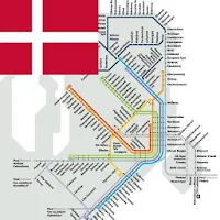 COPENHAGEN METRO SUBWAY TRAIN