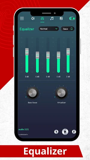 QA - Volume Booster Equalizer Screenshot 2