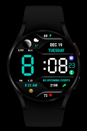 Sport 2 Mod Digital Watch Face Screenshot 2