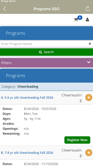Edgefield County Recreation Screenshot 2