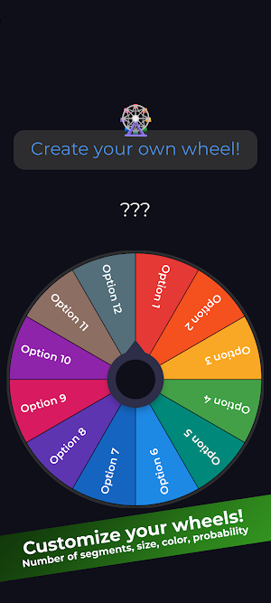 Lucky Decisions: Spin Wheel Screenshot 0