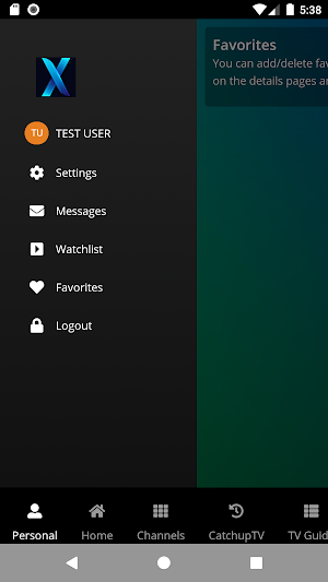 xtv player Screenshot 0