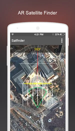 Satellite Finder (Dish Pointer with Compass) Screenshot 1