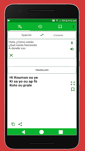 Traductor Español Creole Gratis Screenshot 0