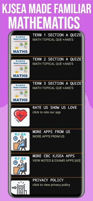 KJSEA Made Familiar Math's Screenshot 0