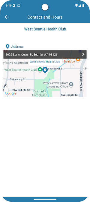 West Seattle Health Club Screenshot 2