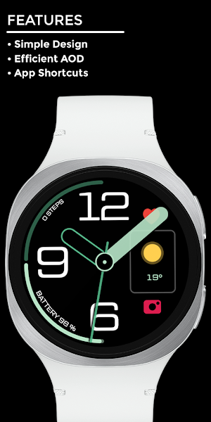 Night 15A - Analog Watch Face Screenshot 1