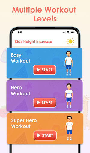 Kids Height Increase Exercises Screenshot 2