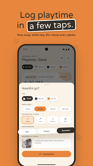 PurrPlay: Cat Play Tracker Screenshot 2