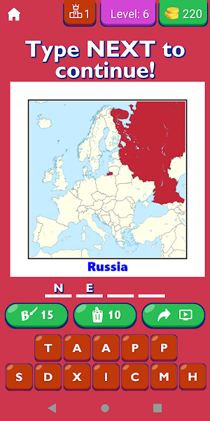 European Countries On Map Screenshot 2