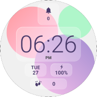Glassmorphism - watch face