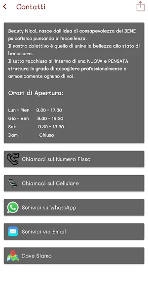 Estetica Beauty Nicol APP Screenshot 1