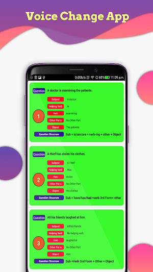 passive voice converter Screenshot 1