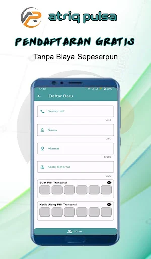Atriq Pulsa Screenshot 1