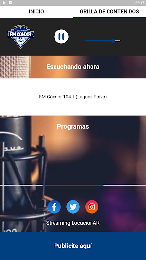 FM Condor 104.1 Screenshot 2