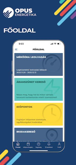 OPUS ENERGETIKA Áramapp Screenshot 0