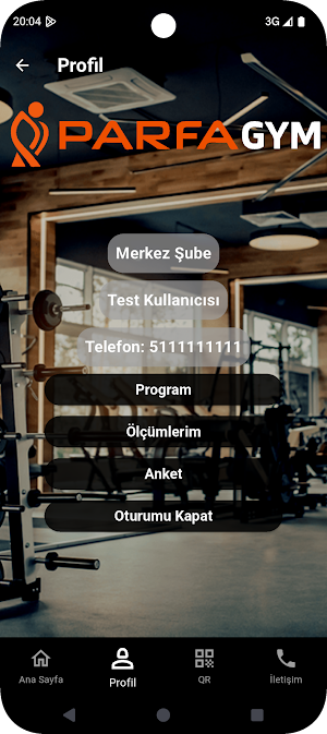 Parfa GYM Screenshot 2