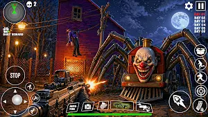 Scary Train Spider Train Game Screenshot 3