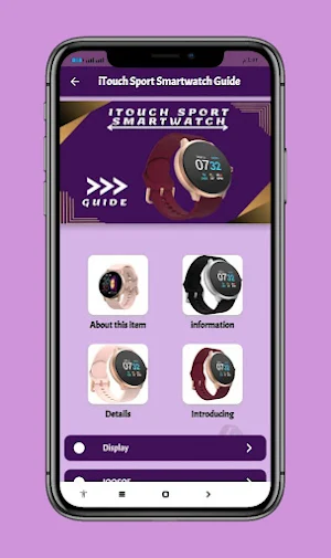 iTouch Sport Smartwatch Guide Screenshot 0