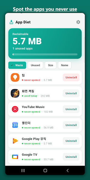 App Diet - App Cleaner Android Screenshot 0