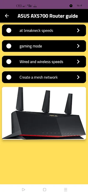 ASUS AX5700 Router guide Screenshot 0