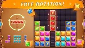 Block Puzzle: Diamond Star Blast Screenshot 1