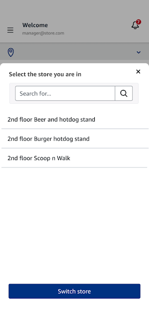 Just Walk Out Store Manager Screenshot 0