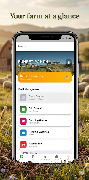 OVICAPP – Sheep & Goat Manager Screenshot 0