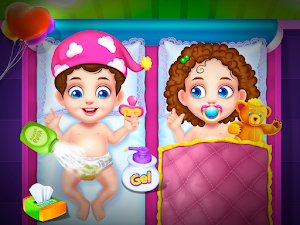Twins babysitter daycare madness Screenshot 3