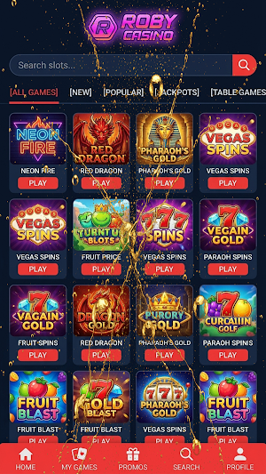 Roby Casino Screenshot 3
