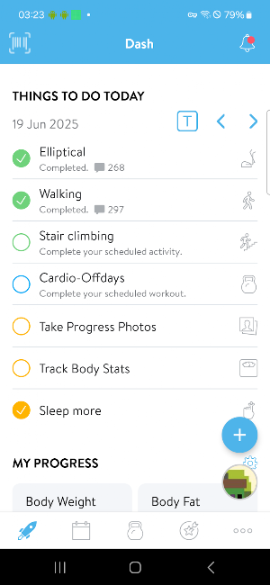 Authentic Health and Fitness Screenshot 1
