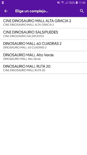 Cines Dinosaurio Mall Screenshot 2